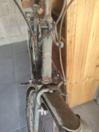 Bicicleta Clásica Vintage Azul