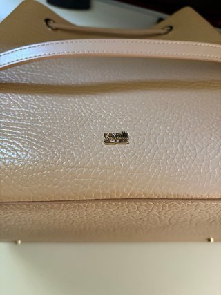 Borsa pelle beige Cavalli Class