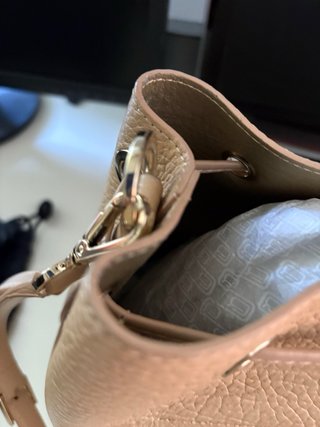 Borsa pelle beige Cavalli Class