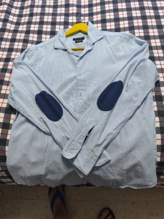 Camisa Massimo Dutti rayas azules