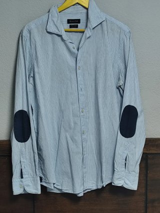 Camisa Massimo Dutti rayas azules