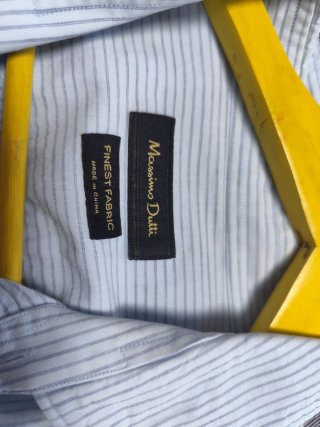 Camisa Massimo Dutti rayas azules