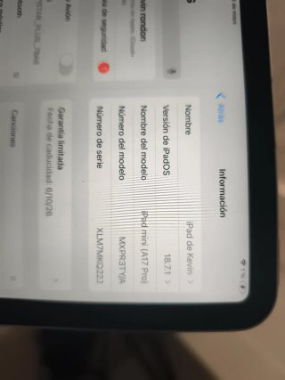 iPad mini 7 (A17 pro) wifi + celular