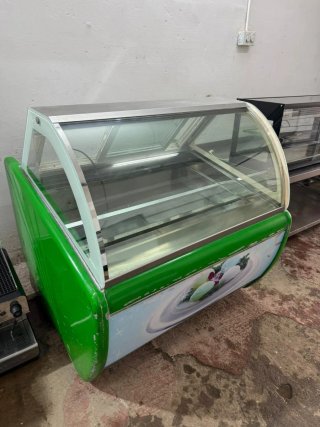 Congelador de helados vitrina expositora