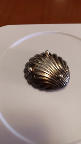 Piccola conchiglia in argento 925