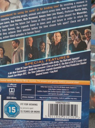 DC Legends of Tomorrow Blu-ray Temporadas 1-3