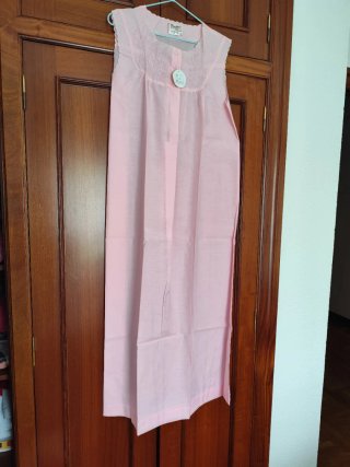 Conjunto Camisón y Bata Rosa Talla M de sisa camis