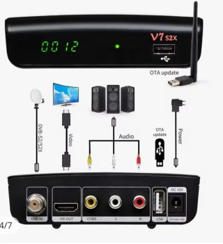 Receptor GTMEDIA V7 con mando