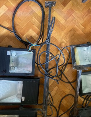 Lote 6 Focos Halógenos 150W RX75 IP65