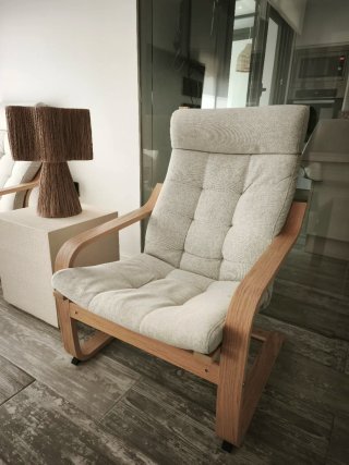 2 Sillones Butaca Ikea Tela Madera
