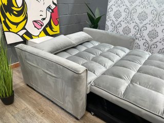 Sofá Cama Gris 134cm