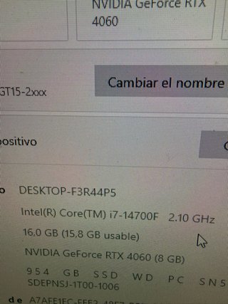 Ordenador Sobremesa HP Omen 25L i7 1400F 4060 8GB
