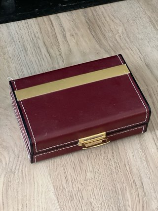 Set de afeitado clásico vintage dorado barbero