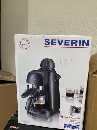 Cafetera Espresso Severin con espumador