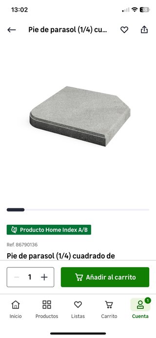 Sombrilla Hissö + Funda Tosterö Ikea