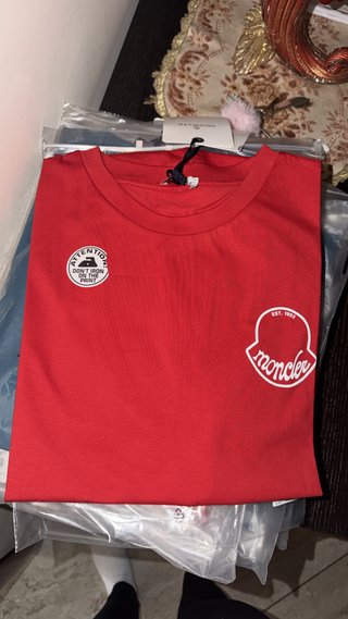 T-shirt Moncler Uomo Rossa