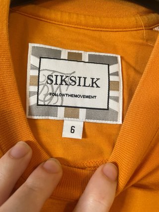 Camiseta SikSilk Naranja Talla S