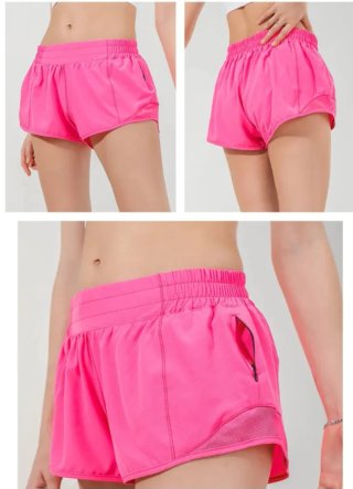 Pantalón corto deportivo fluor fucsia
