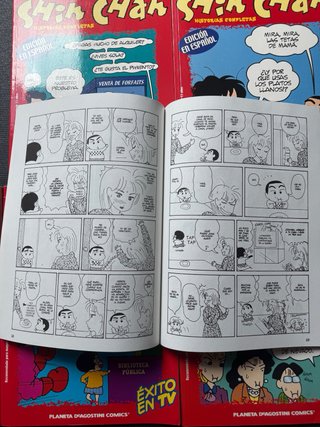 Comics Shin Chan historias completa del 1 al 7