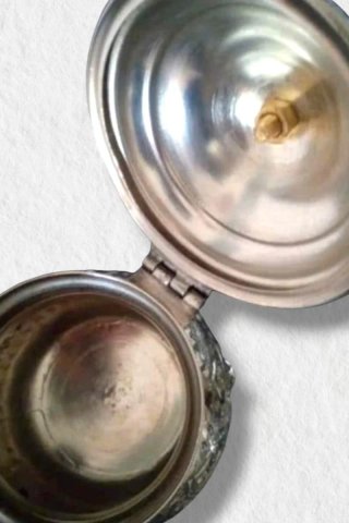 Teiera marocchina vintage in silver - Capienza 1L
