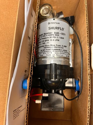 Bomba de agua Shurflo RV/Caravan