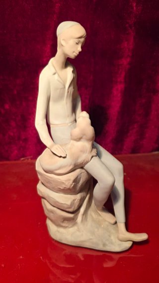 Figura Lladro Marcelo y su perro