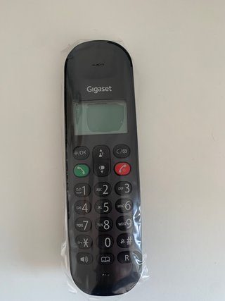 Teléfono fijo Gigaset negro