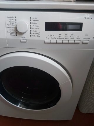 Lavadora AEG Lavamat Turbo Blanca,  8kg.