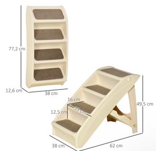 Scala per cani beige