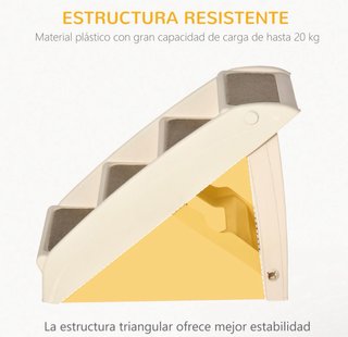 Scala per cani beige