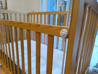 Cuna de madera para bebé - NO INCLUYE COLCHÓN