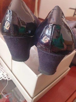 Zapatos de piel negros mujer talla 35