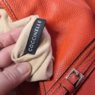 Bolso Coccinelle Naranja Piel
