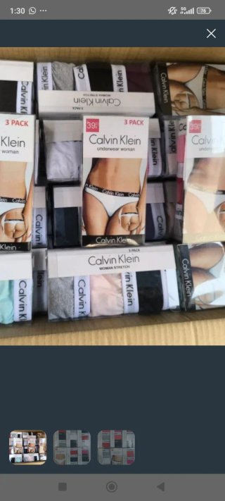 Pack 2 Bragas Calvin Klein Mujer Talla M