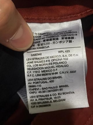 Pantaloni Levi's 510 uomo W33 L34