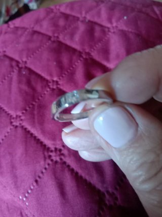 Anillo oro blanco con diamante