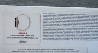 Apple watch series 4  40mm GOLD