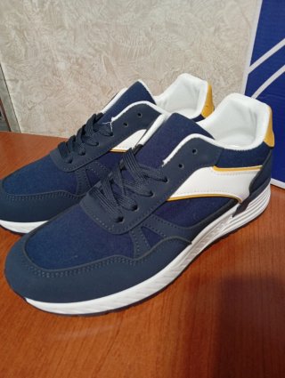Sneakers Leerd Uomo Blu Taglia 41 Nuove