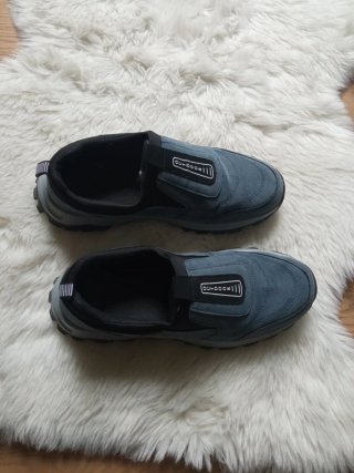 Scarpe uomo outdoor blu/nere taglia 43