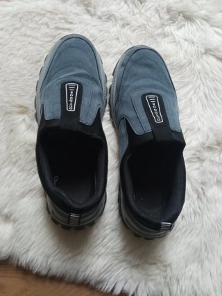 Scarpe uomo outdoor blu/nere taglia 43