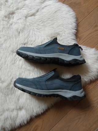 Scarpe uomo outdoor blu/nere taglia 43