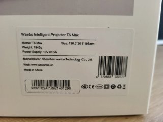 Proyector Wanbo T6 Max Full HD Blanco