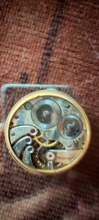 Maquinaria Reloj Bolsillo LONGINES, numeración oro