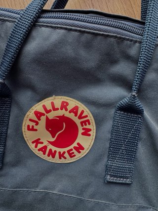 Mochila Fjallraven Kanken Azul Gris