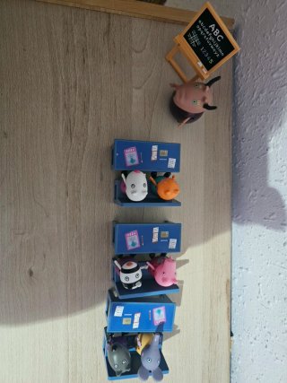 Juego Figuras Peppa Pig Escuela