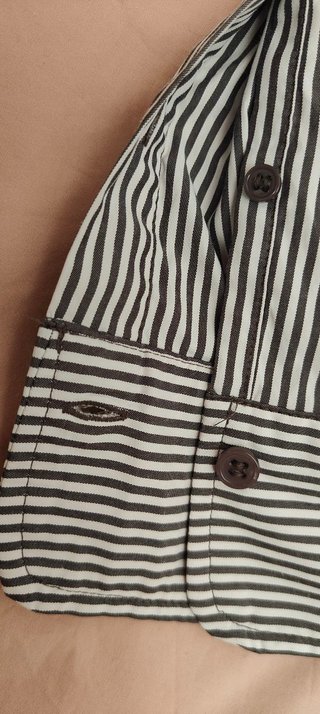 Blusa fluida con rayas Zara Talla S