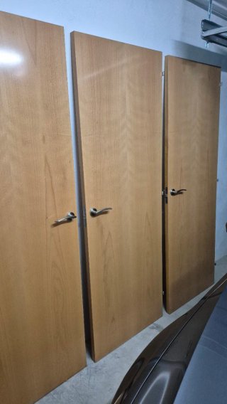 3 Puertas Madera Maciza 72x203cm