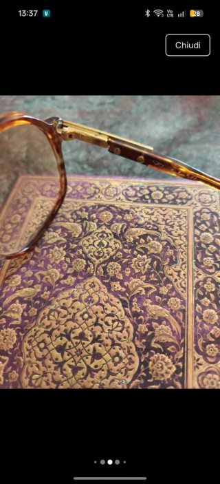 Occhiali vintage Christopher D, lente  non gradi