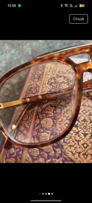 Occhiali vintage Christopher D, lente  non gradi