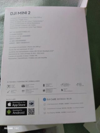 Drone DJI Mini 2 grigio con telecomando